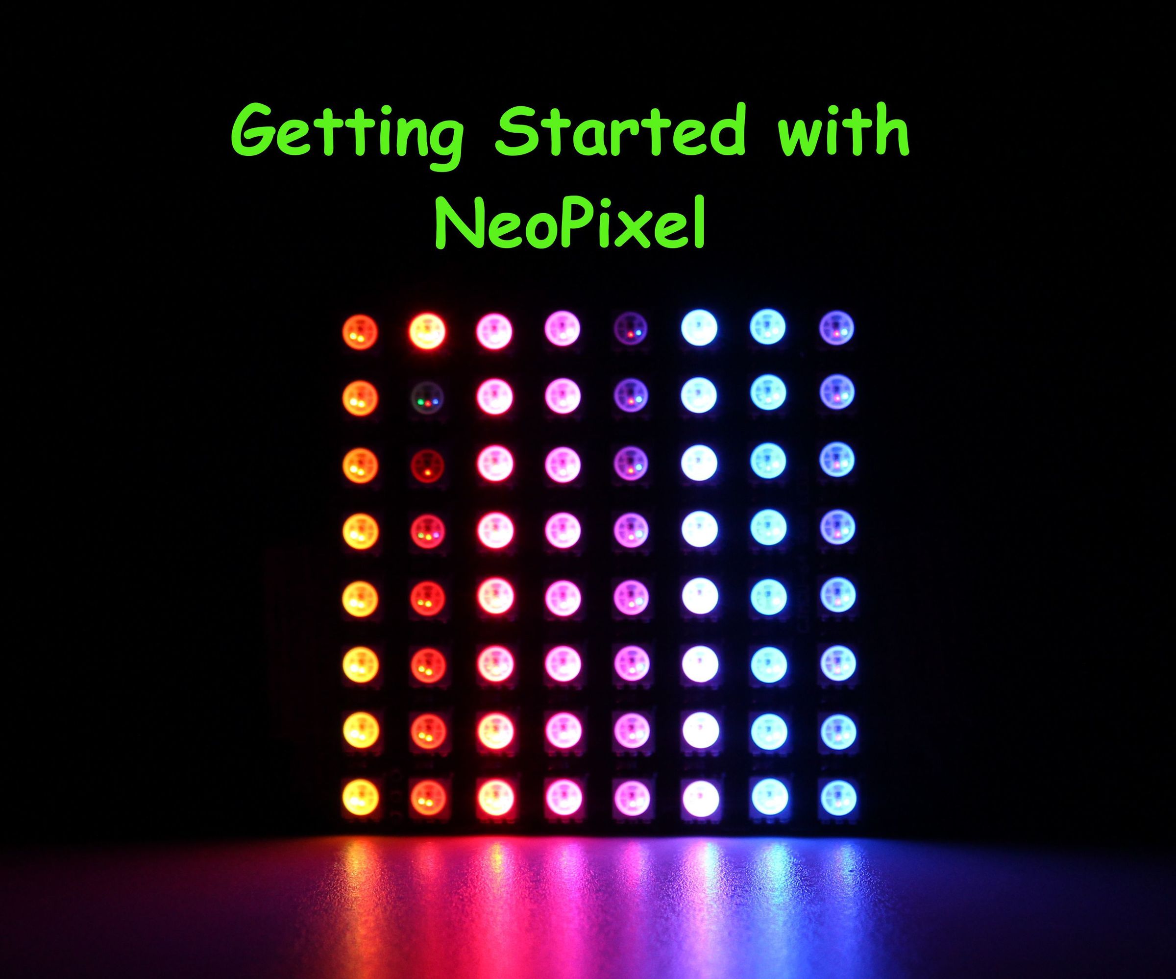 Getting Started With NeoPixel / WS2812  RGB LED 