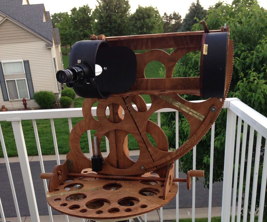 CNC Telescope, Semi-Nasmyth Mount