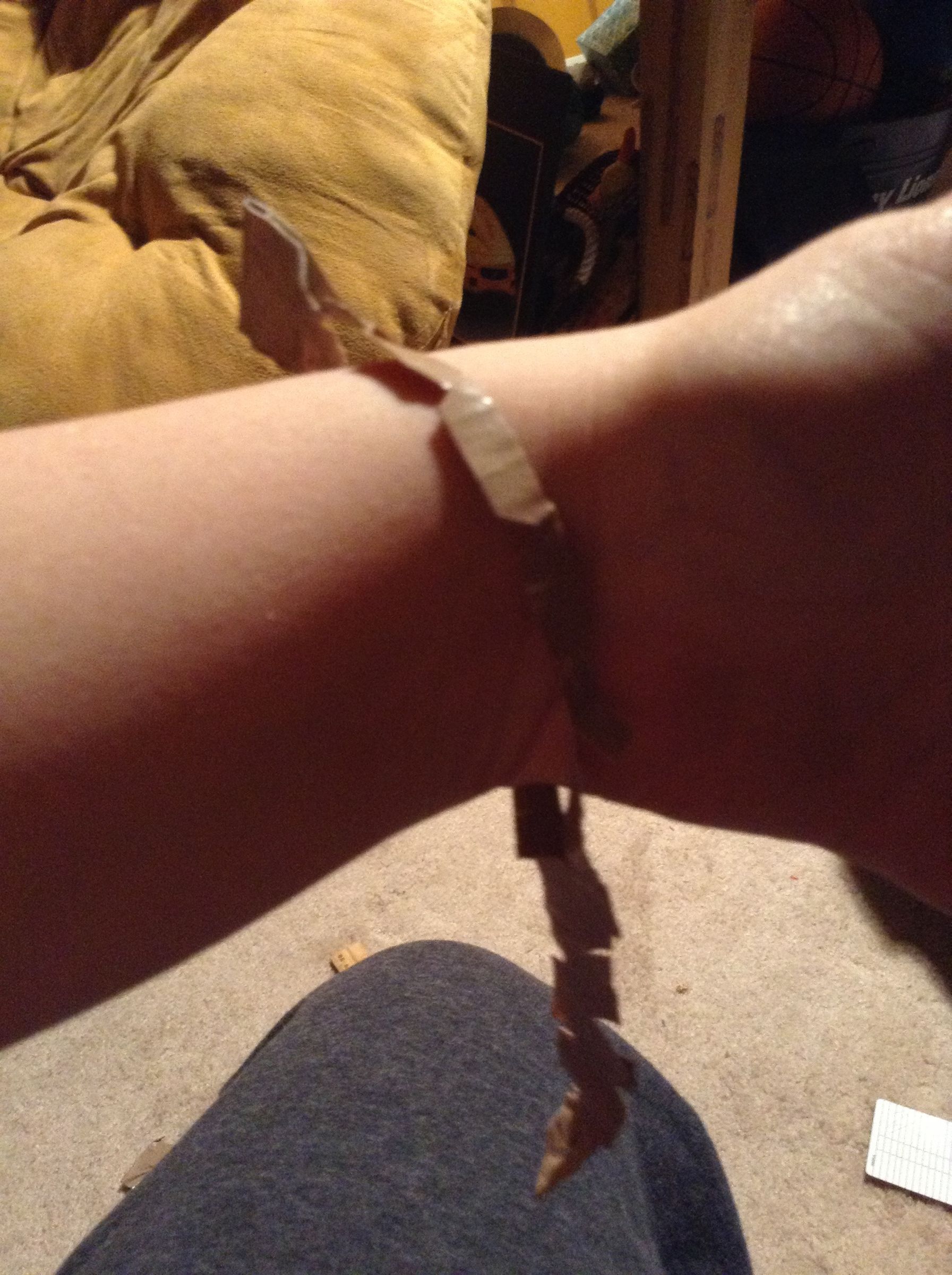 Duck Tape Apple Loop