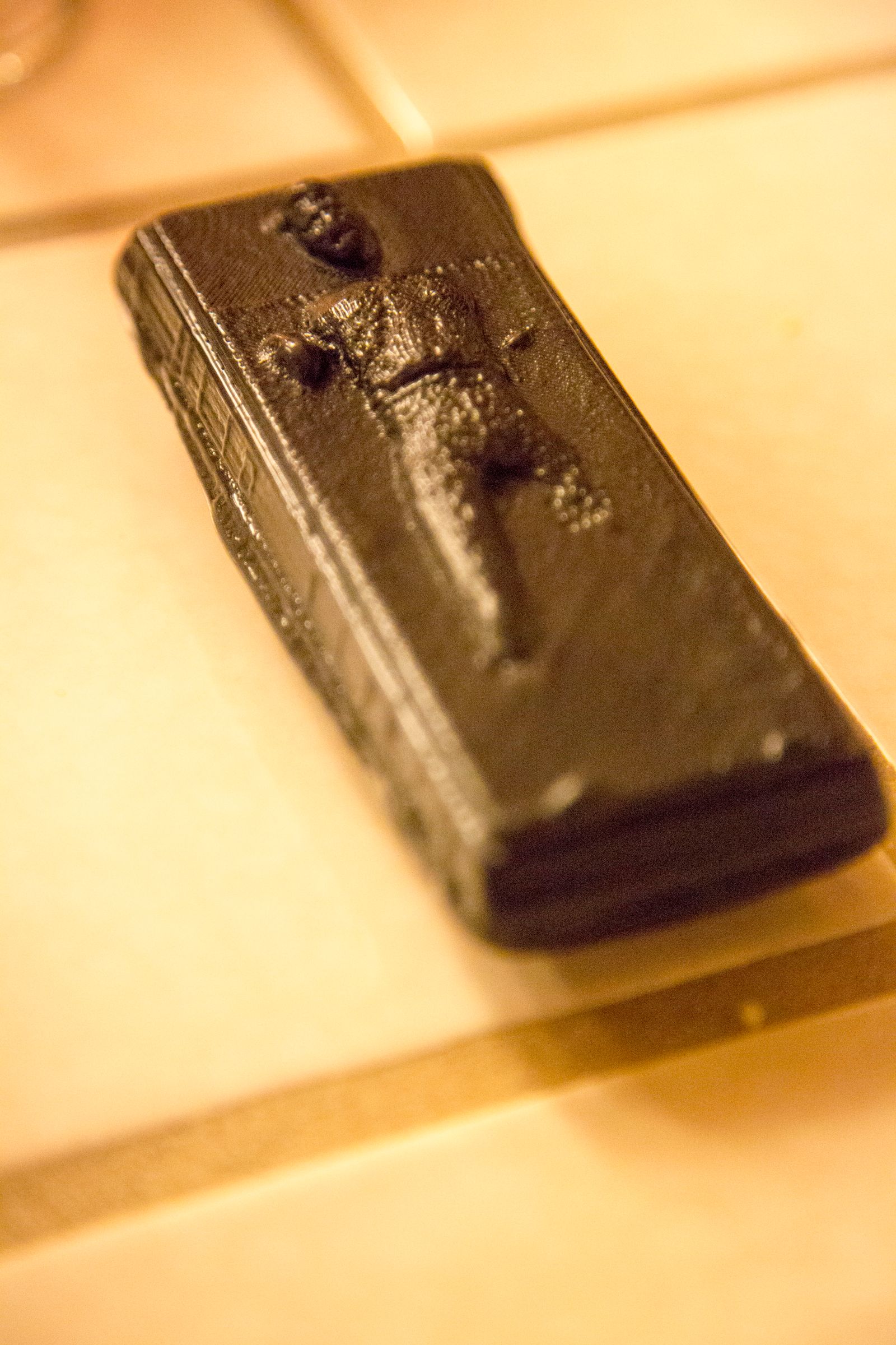 How to Make a Customfaced Carbonite Sculpture Out of Glass 15 Steps
