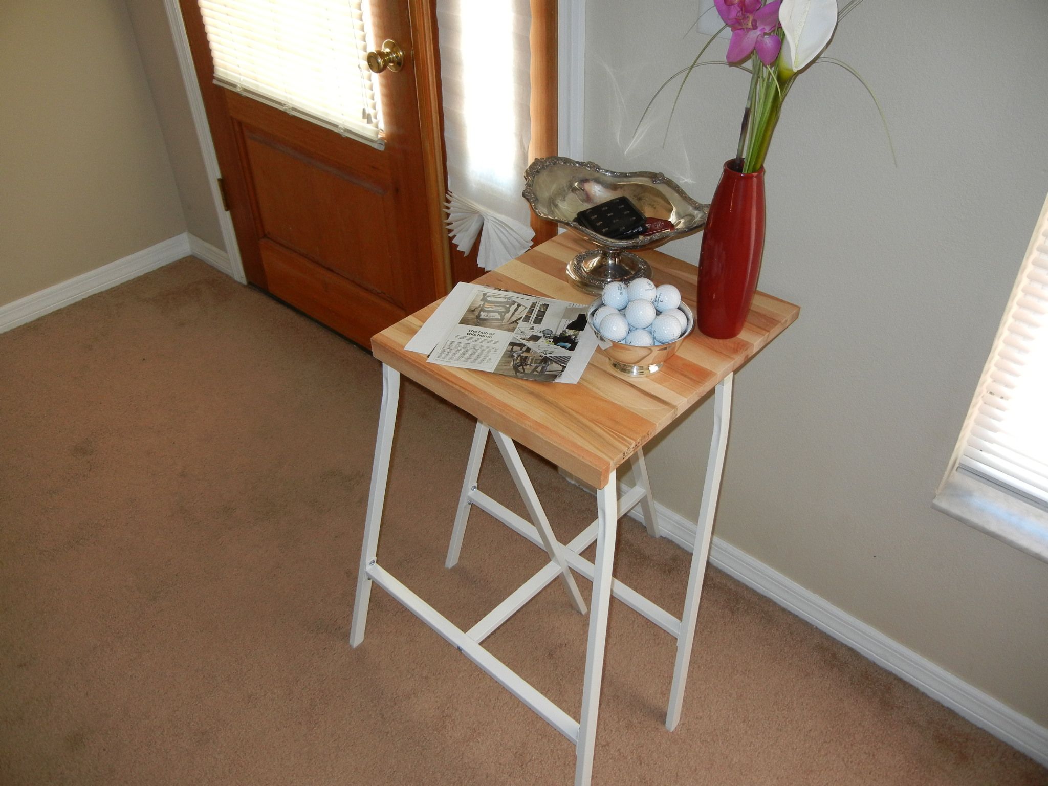 Ikea Side Table Hack. 3 Steps Instructables