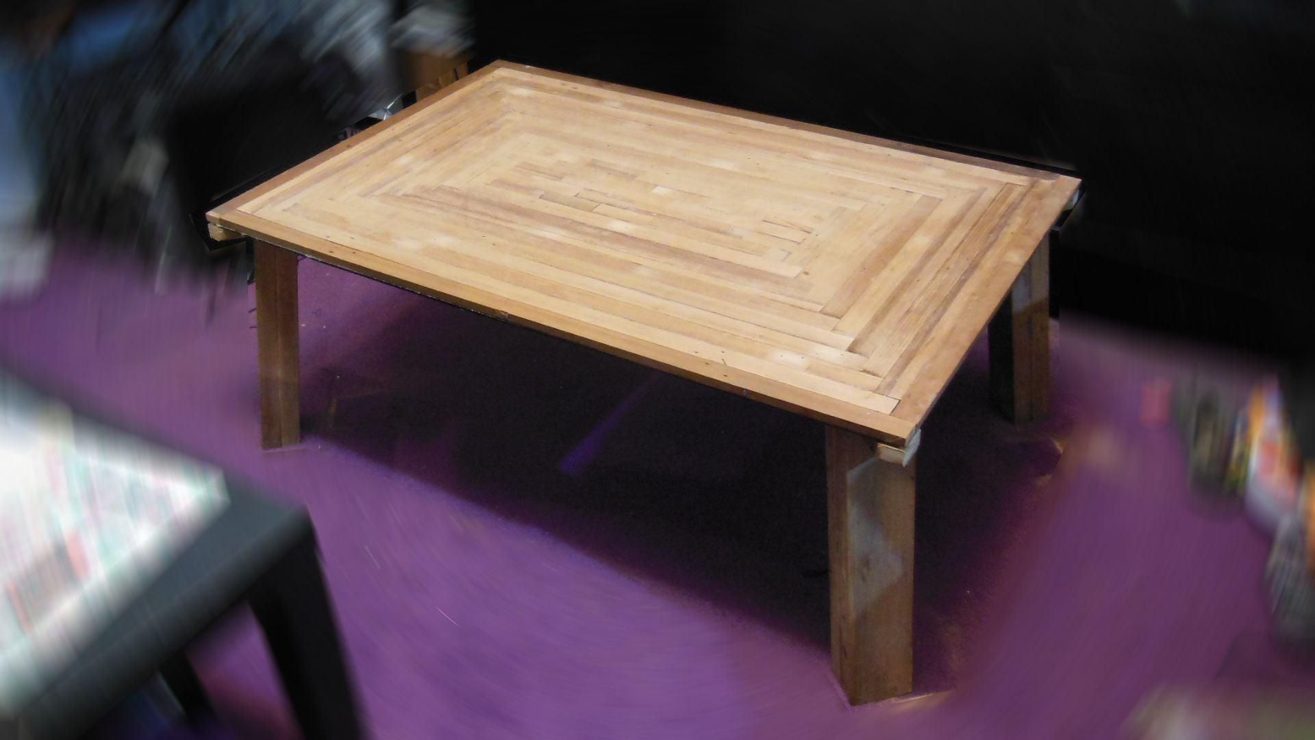 Turning an Old Bed Into a Foldable Table : 9 Steps - Instructables