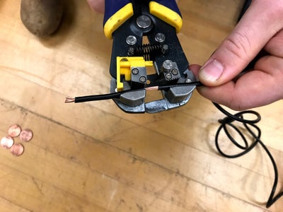 potato battery experiment youtube Strip Copper Wiring to Fit Penny