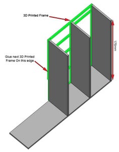 Larder/fridge/Oven Unit Carcass Construction