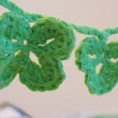 Crochet Shamrock Garland