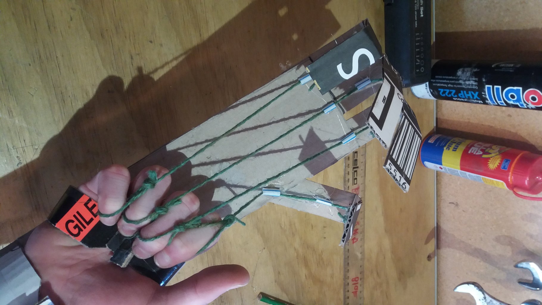 Cardboard Robot Hand (prototype) : 6 Steps - Instructables