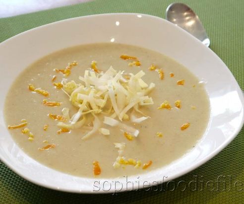 Belgian Duvel Witloof Soup!