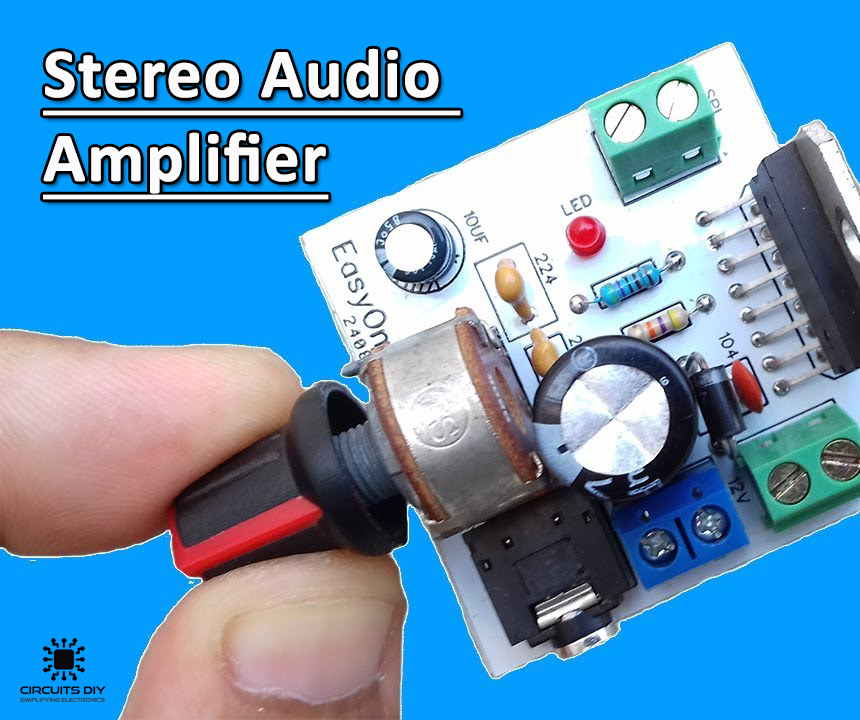 How to Use TDA7297 Amplifier IC in Stereo Audio Amplifier Circuit?