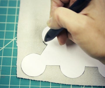 Trace Pattern Onto Leather