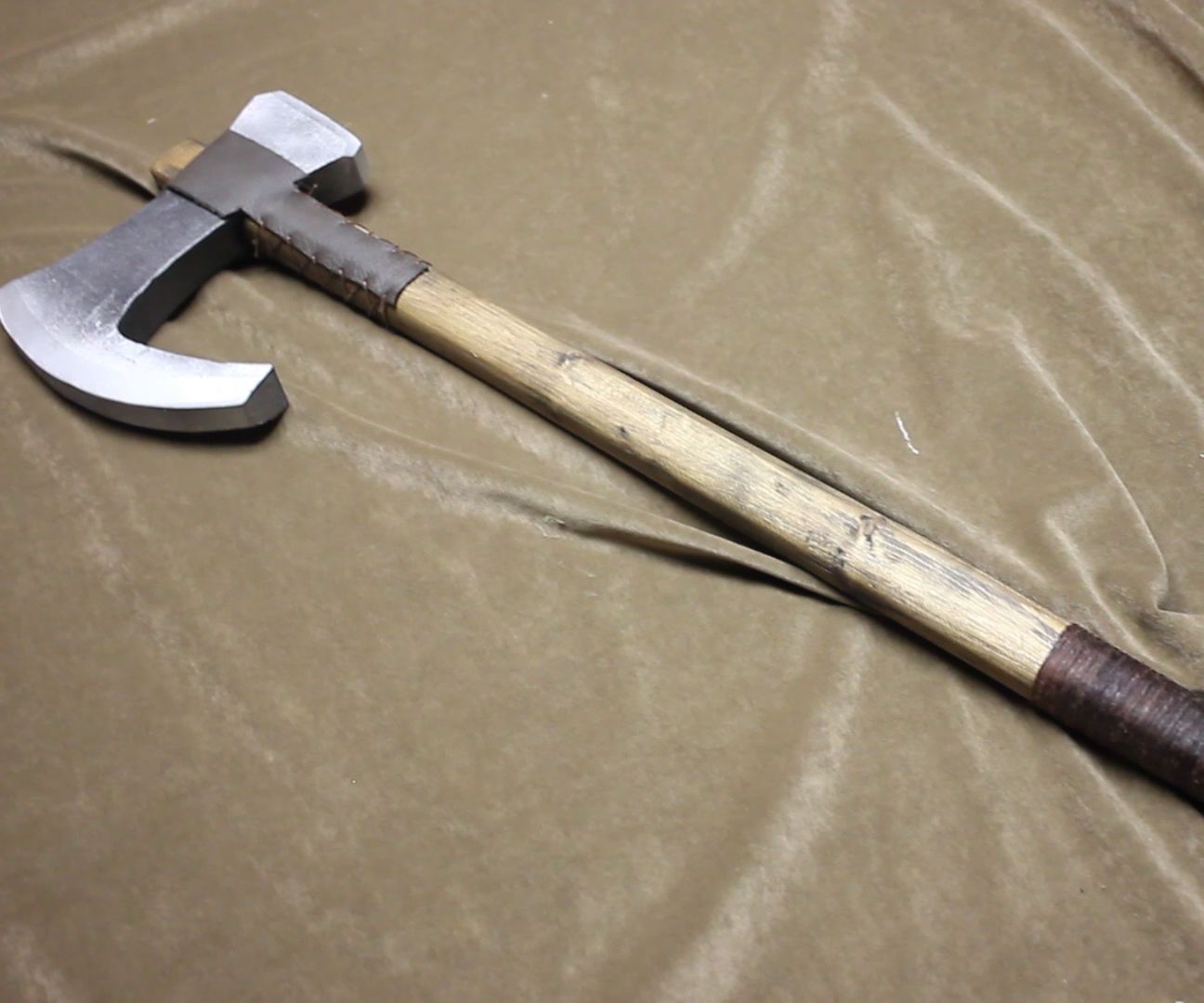 MAKING a LARP AXE!!!!!!!