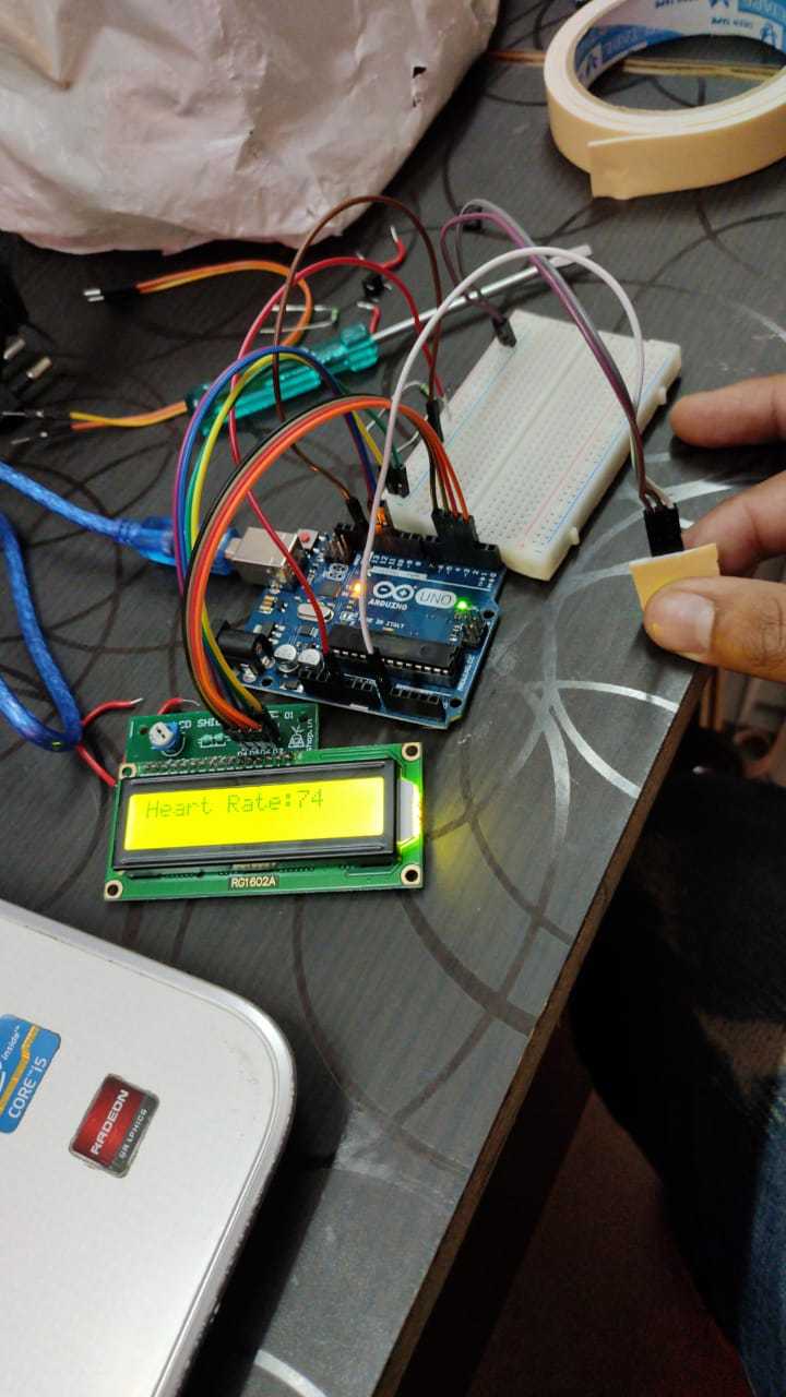 Heartbeat Sensor Using Arduino (Heart Rate Monitor) : 3 Steps ...