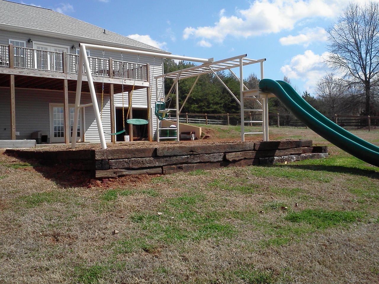 Scratchbuilt Mega-Outdoor Jungle Gym Homemade