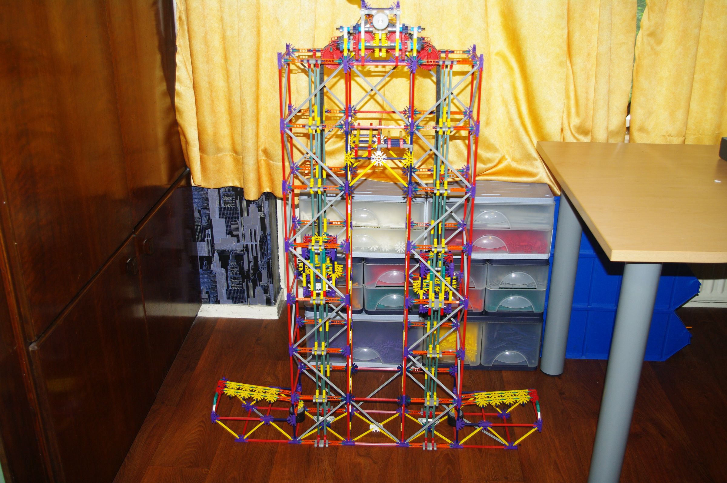 Double Chain Elevator Lift, a K'nex Ball Machine Lift 6 Steps