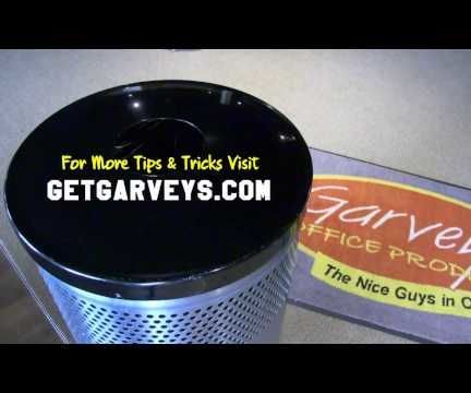Clever Trash Can Tricks