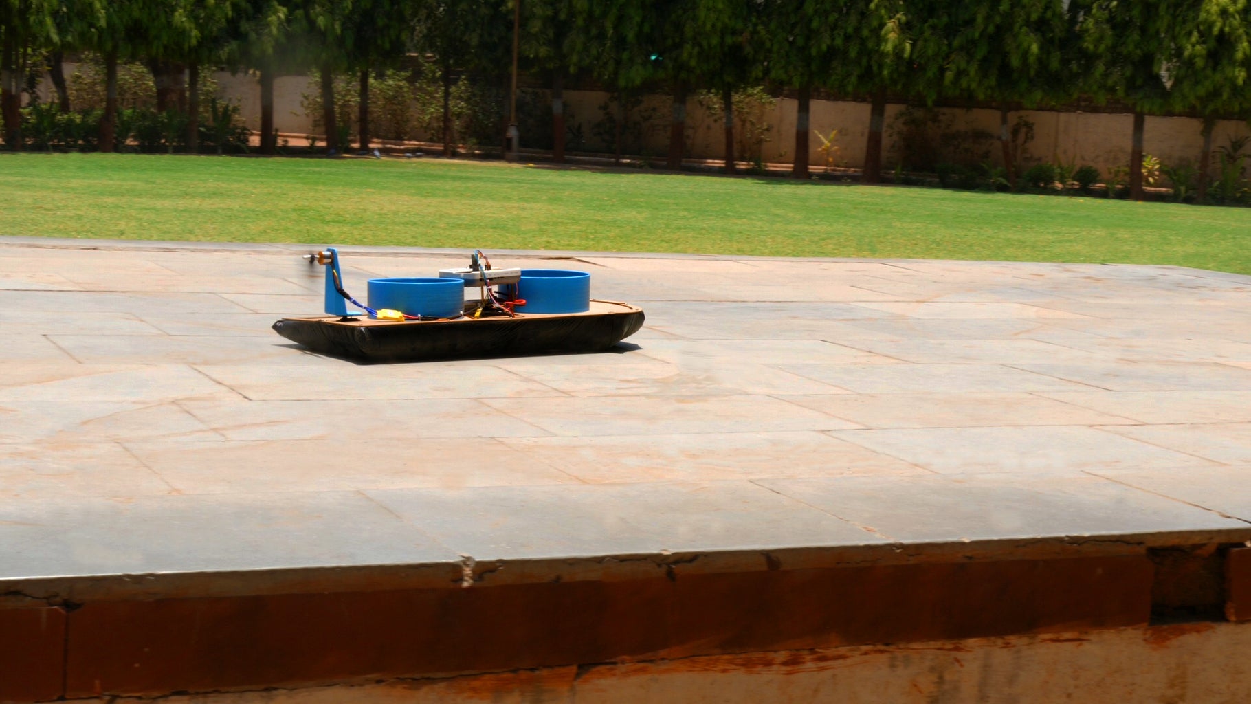 Smartphone Conrolled Hovercraft Made Using Evive-Arduino Based Embedded Platform