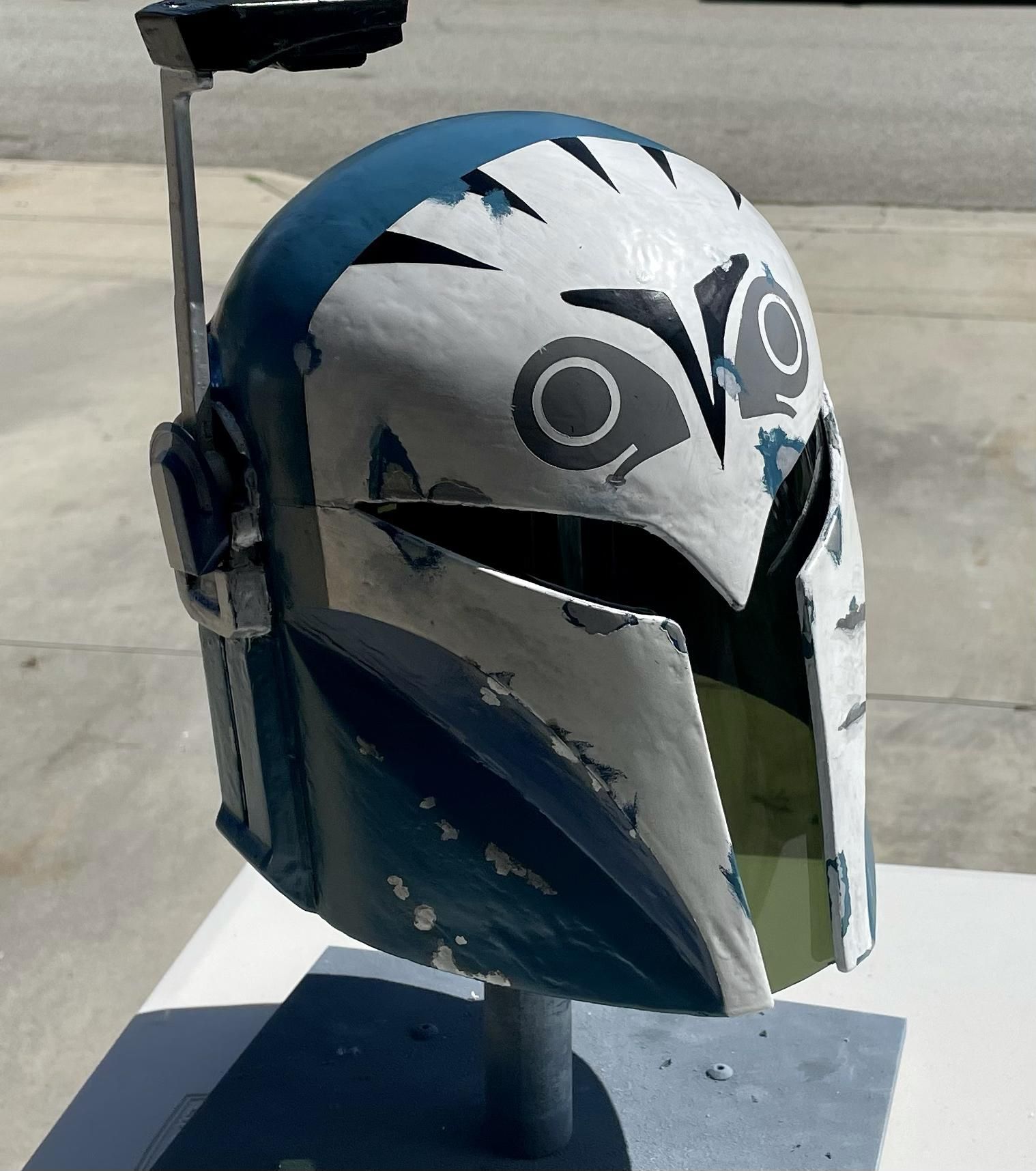 3d Printed Bo Katan Helmet || Finishing and Painting 3d Props : 11 ...