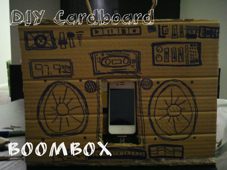DIY Cardboard IPod Boombox : 5 Steps - Instructables