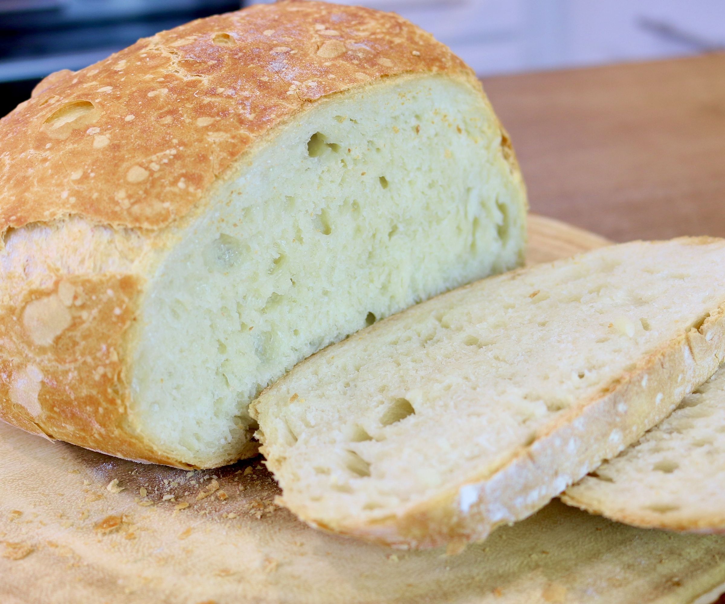Lazy Man Bread | 4 Ingredients Bread Recipe | No Knead | No Machine 