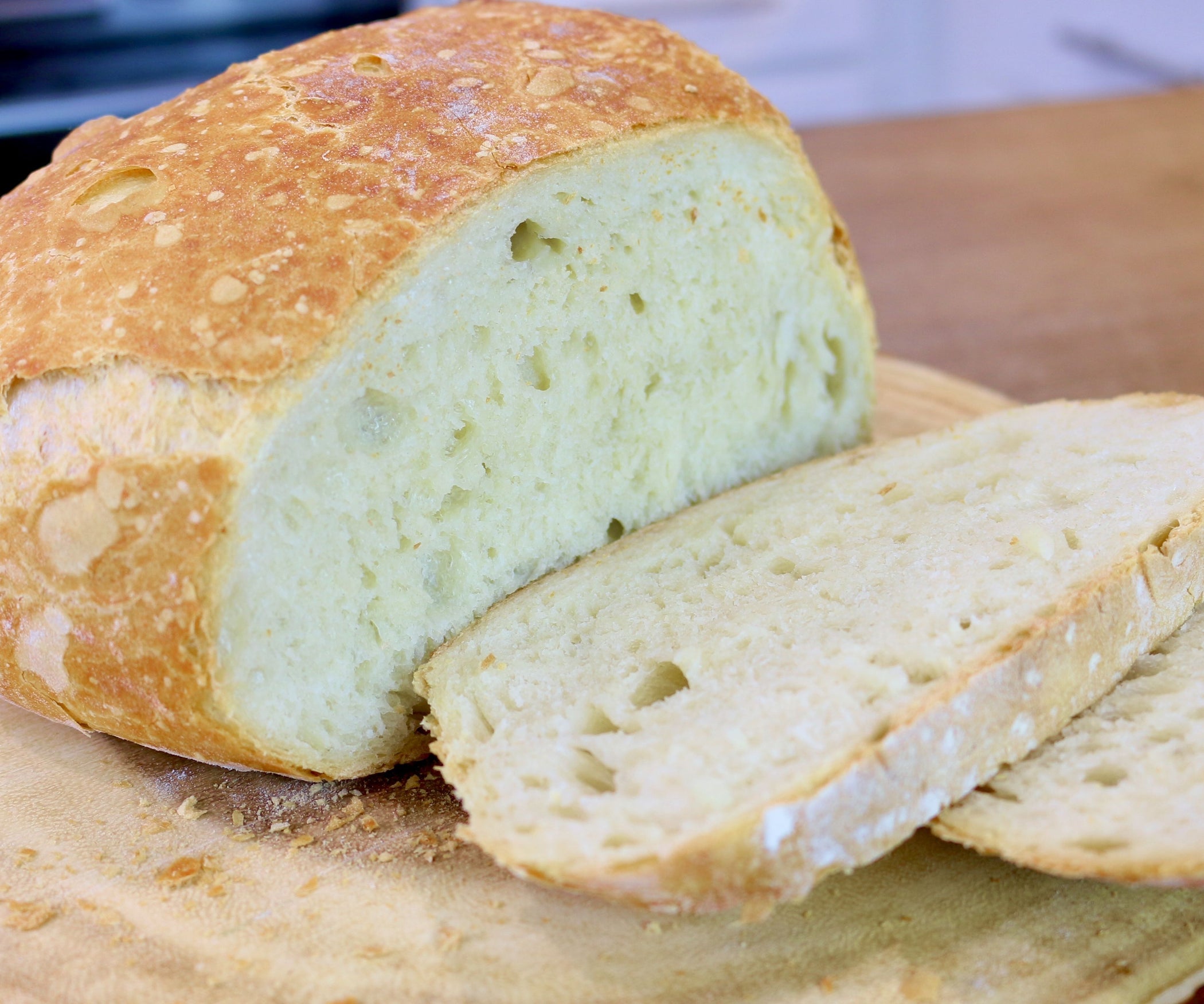 Lazy Man Bread | 4 Ingredients Bread Recipe | No Knead | No Machine  : 13 Steps (with Pictures) - Instructables