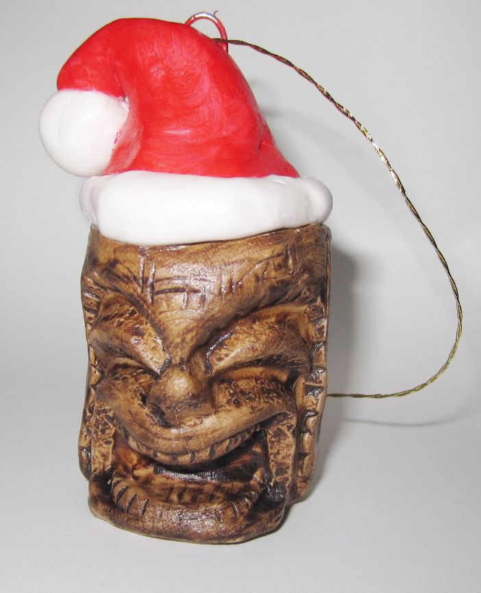 Tiki Christmas Ornament