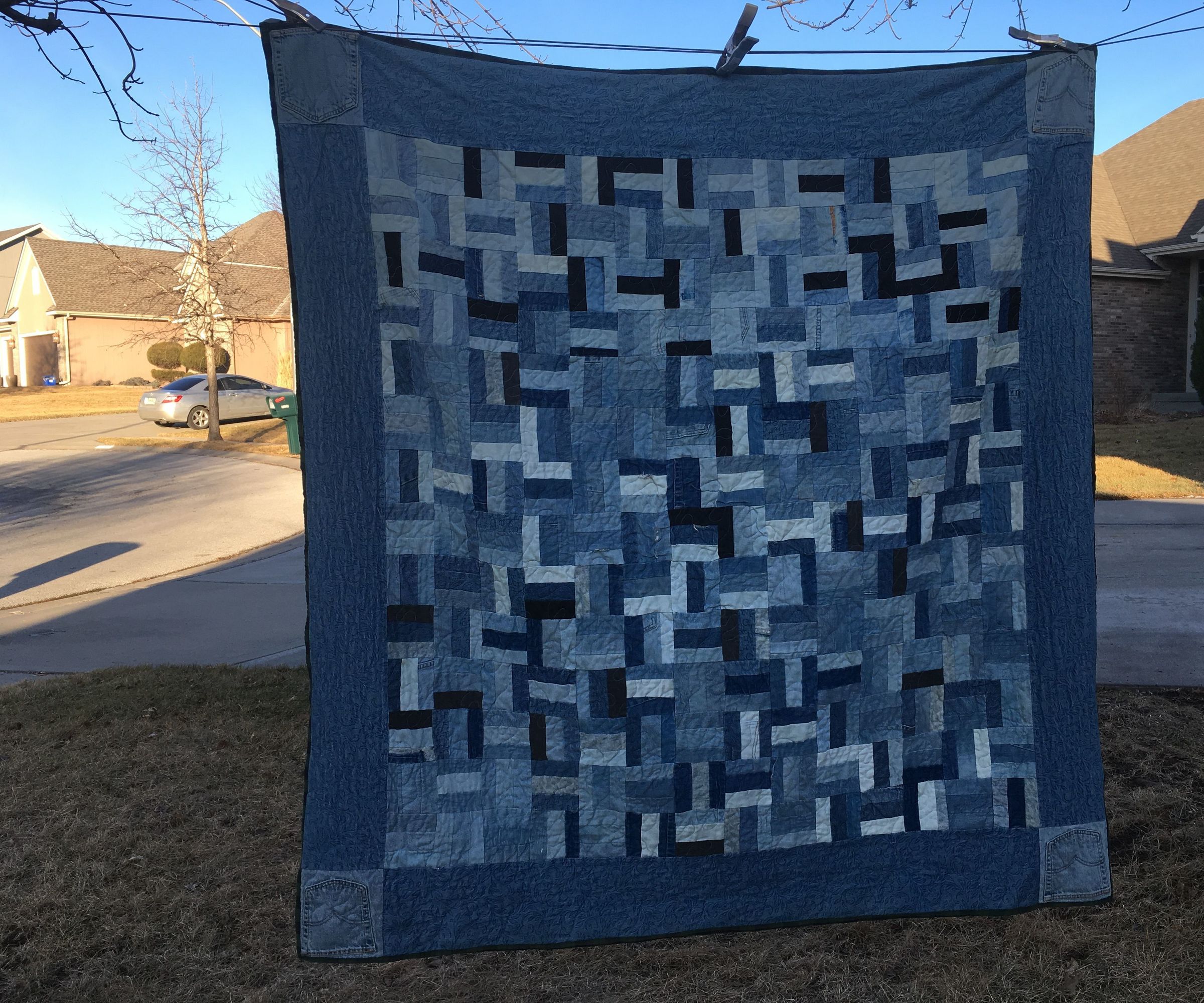 Denim Crazy Rails for Warmth