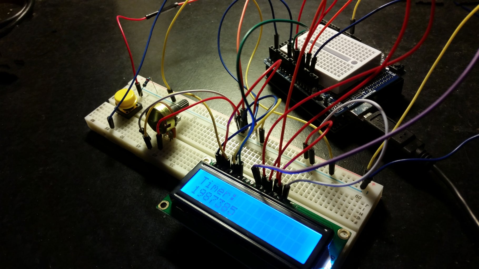 Arduino: Display Messages Using Hardware Interrupts