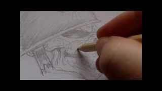 How to Draw a Military Skull