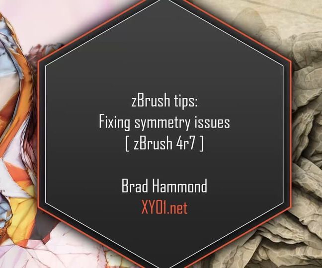 ZBrush Tips: Fixing Symmetry Issues [zBrush 4r7]