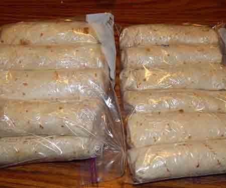 How to make breakfast burritos that you can make and store in the freezer
