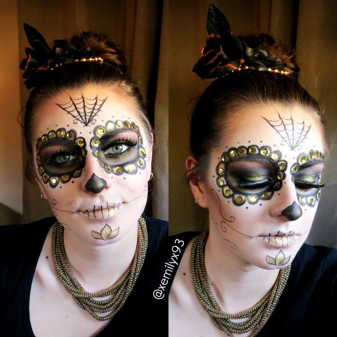 Halloween Sugar Skull Art: Spooky Symbol of Día de los Muertos