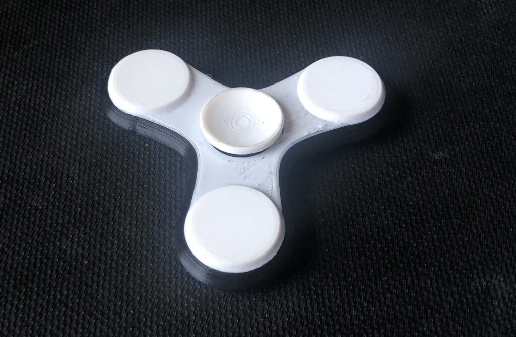 3d Printed Fidget Spinner For Make It Move 6 Steps Instructables