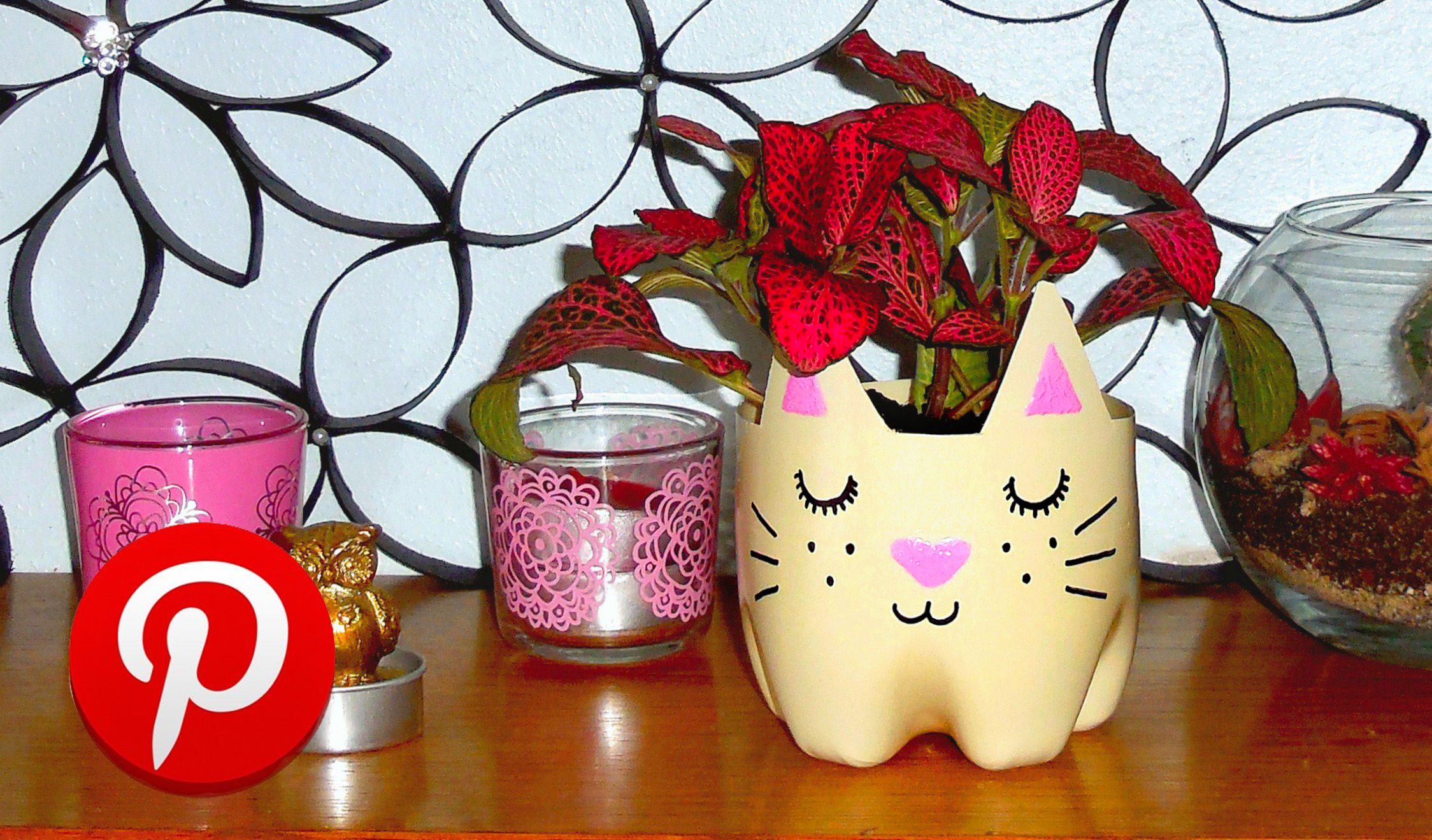 DIY Cat Planter! ❤ Pinterest Recreation | DIY Room Decor