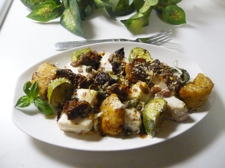 Roasted Sea Bass Medley
