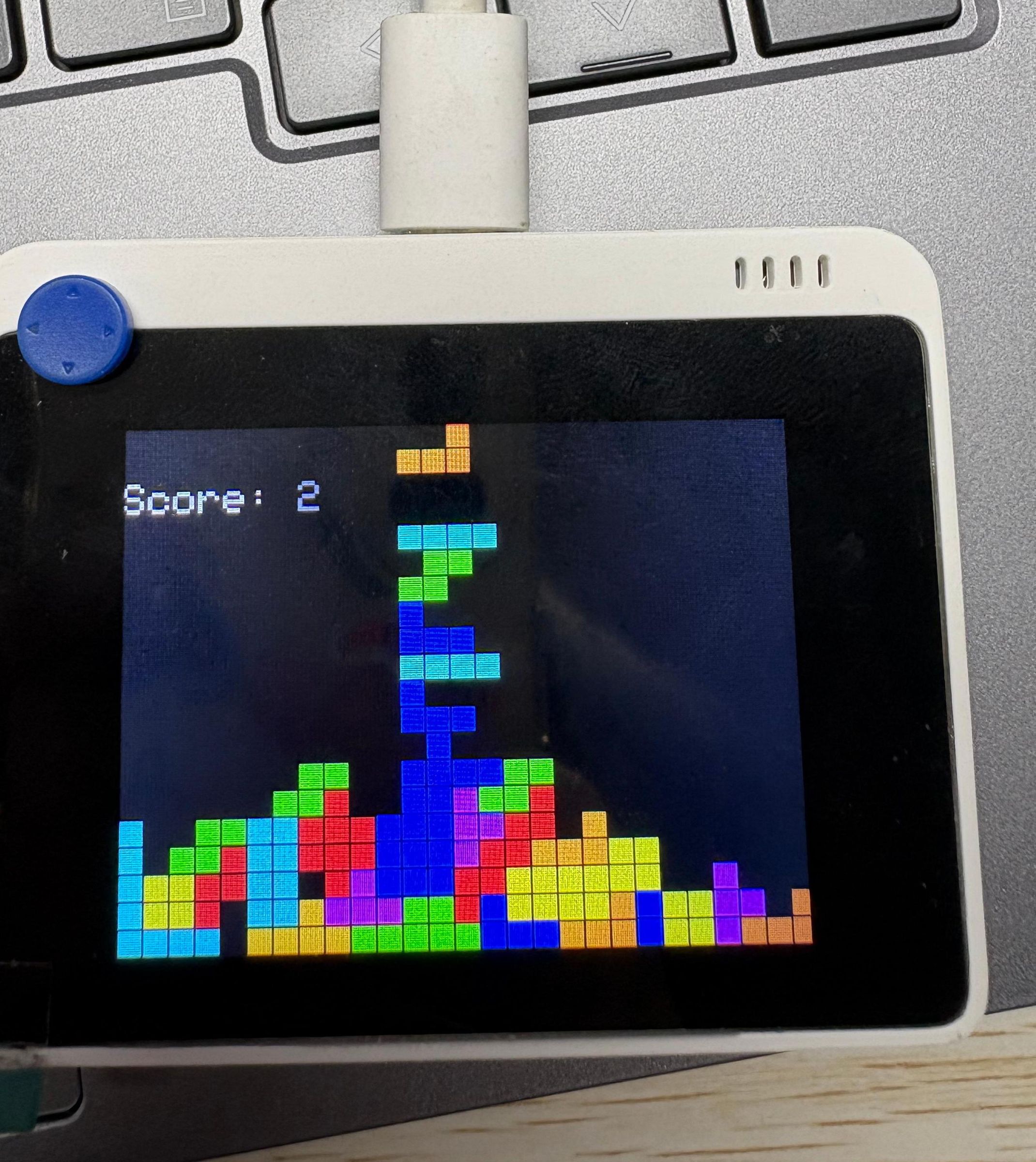 Epic Tetris on the Seeeduino Wio Terminal: a 27-Column Challenge With Custom Controls