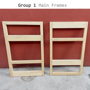 Making the Main Frames of the Wooden Utility Cart