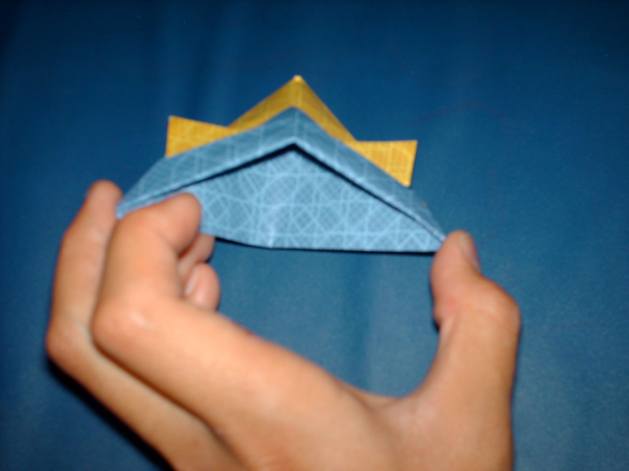 Origami Samurai Hat 6 Steps Instructables