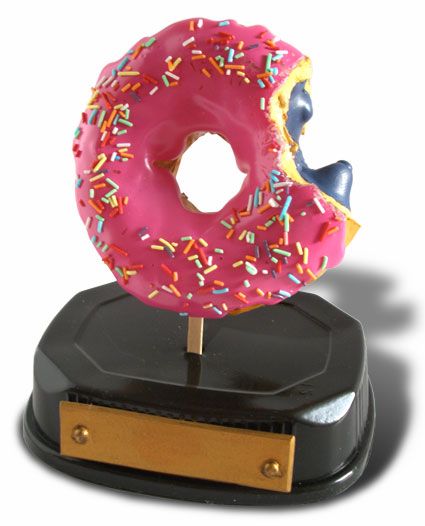 Homer Simpson's 3D Doughnut Trophy