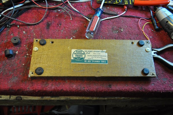 While Waiting for the Epoxy to Dry Which Can Take Hours, Give Your Radio Some Feet.