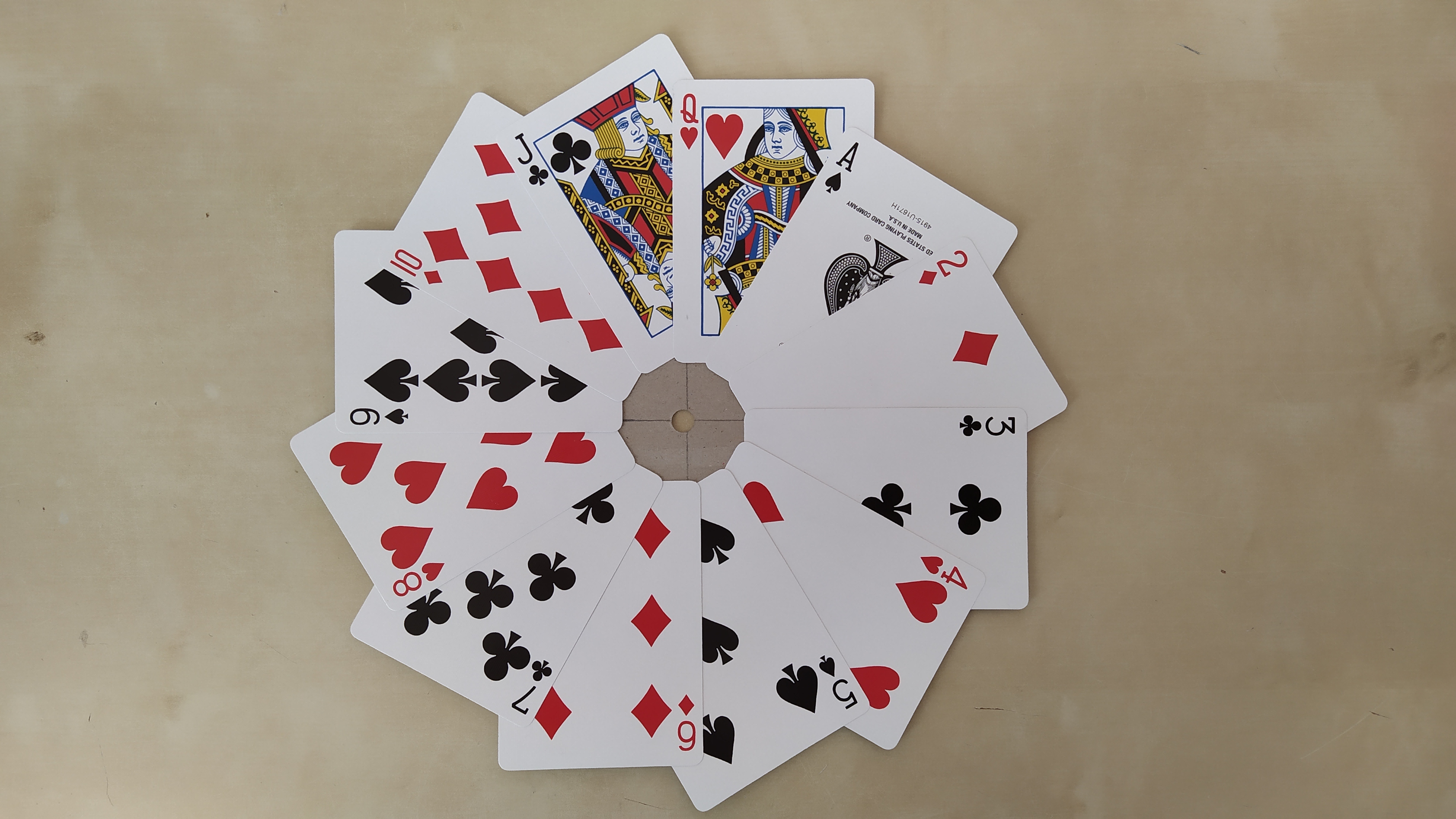 Playing Cards Clock 7 Steps (with Pictures) Instructables