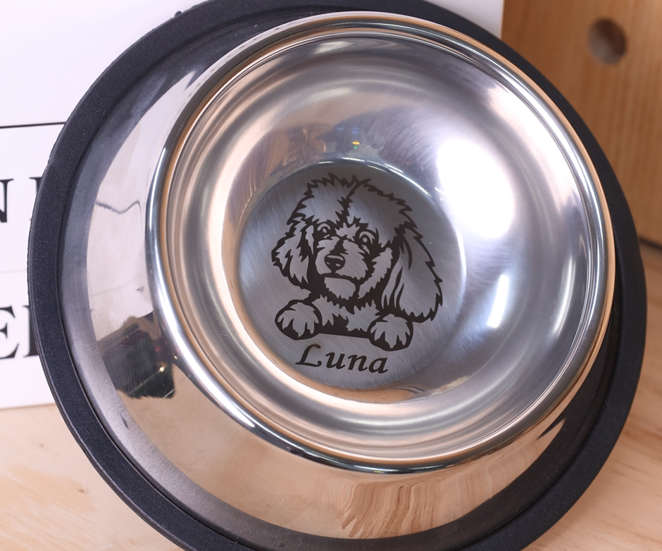 Laser Marking Customized Pet Bowl