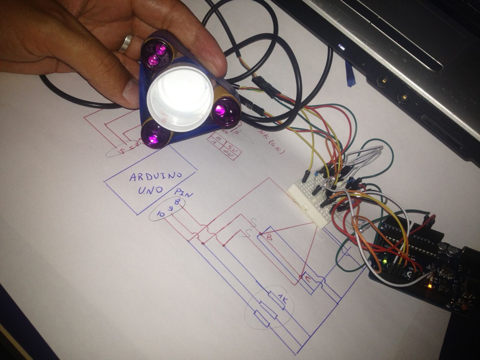 Arduino Simple Hand Motion V1