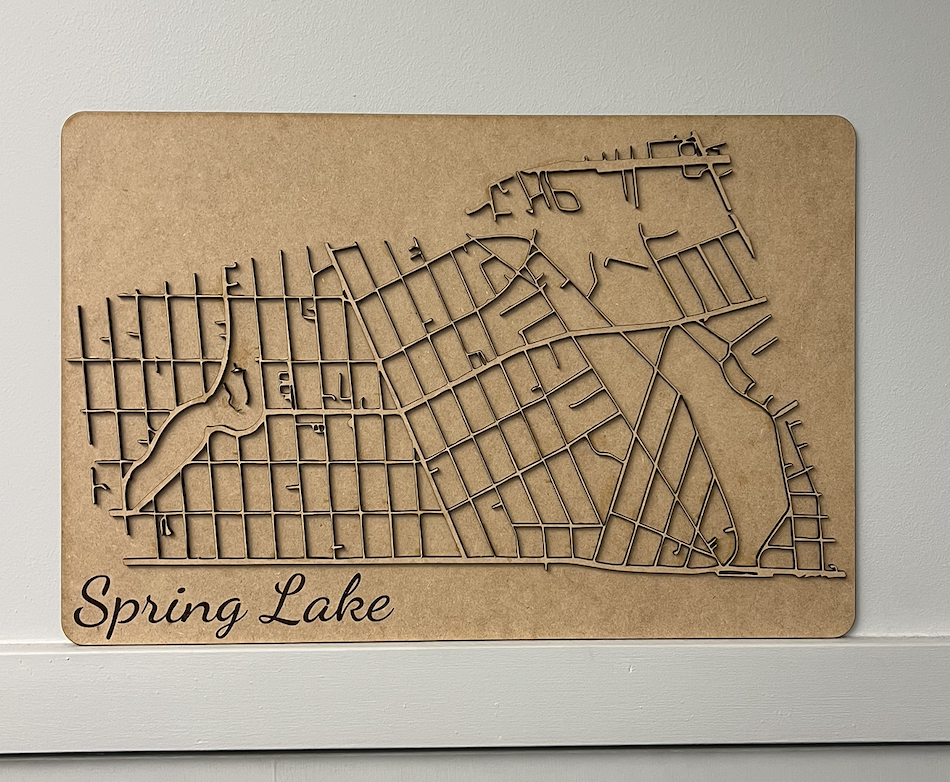 Bring Your Hometown to Life: 3D Laser-Cut Map