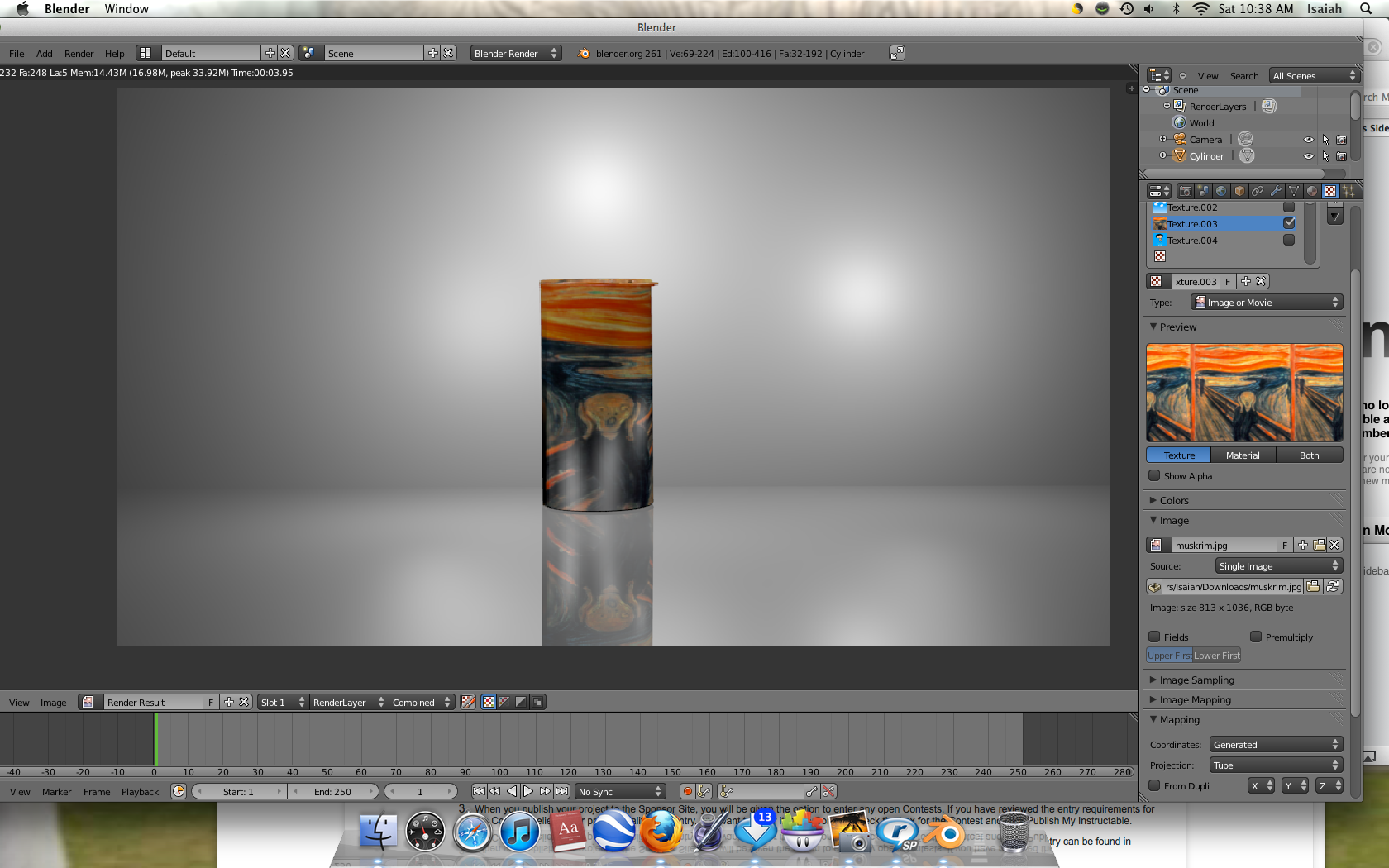How to add a texture in Blender