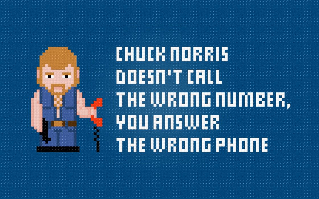 Chuck Norris Cross Stitch Free PDF Pattern