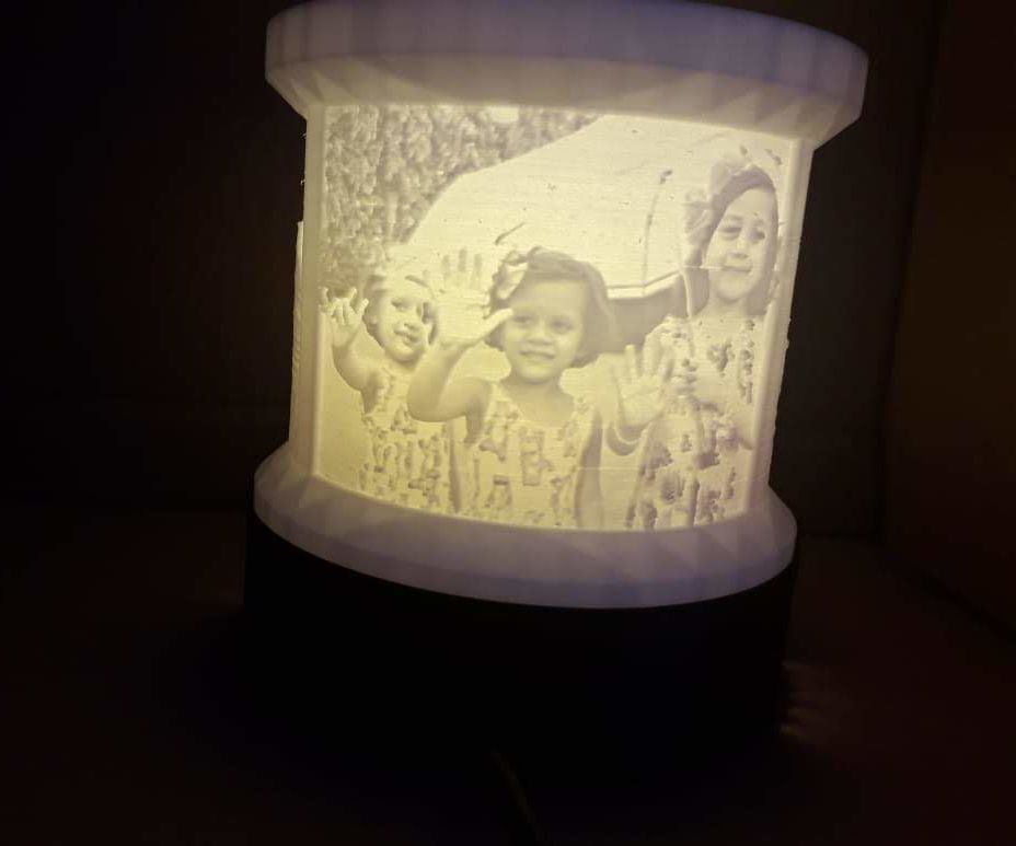Lithophane Memory Lamp