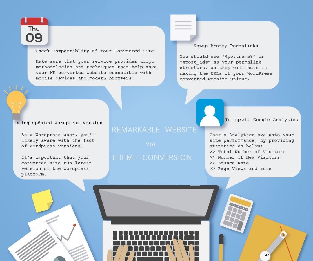 How to Achieve Remarkable Website Via Theme Conversion 