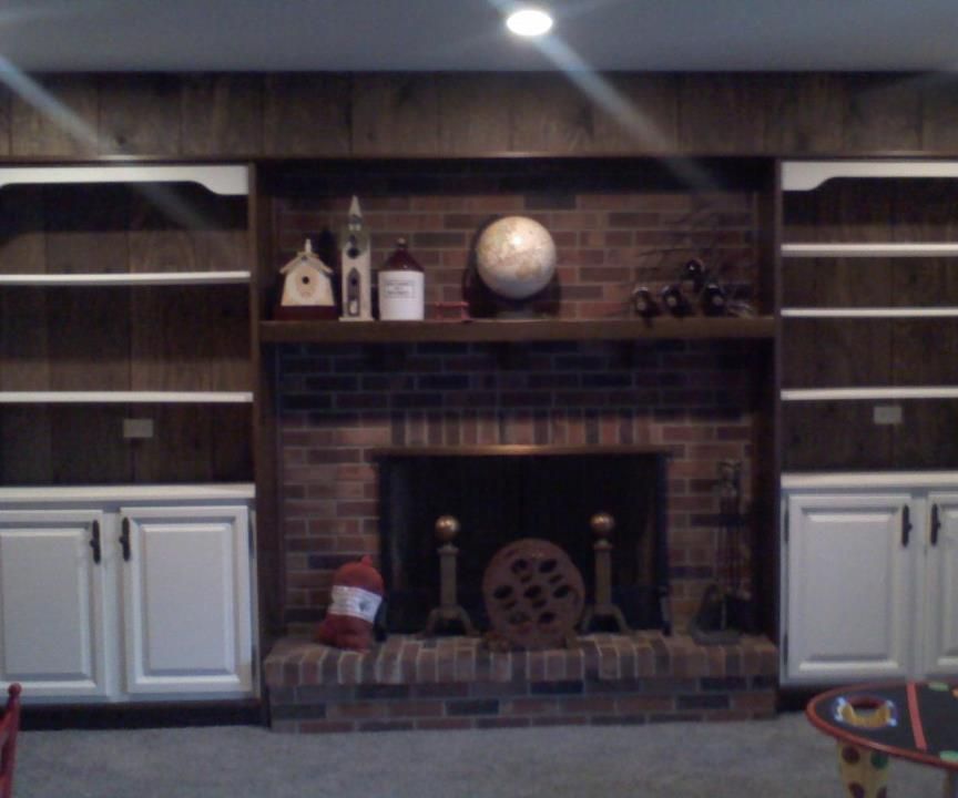 Painting Built in Cabinets