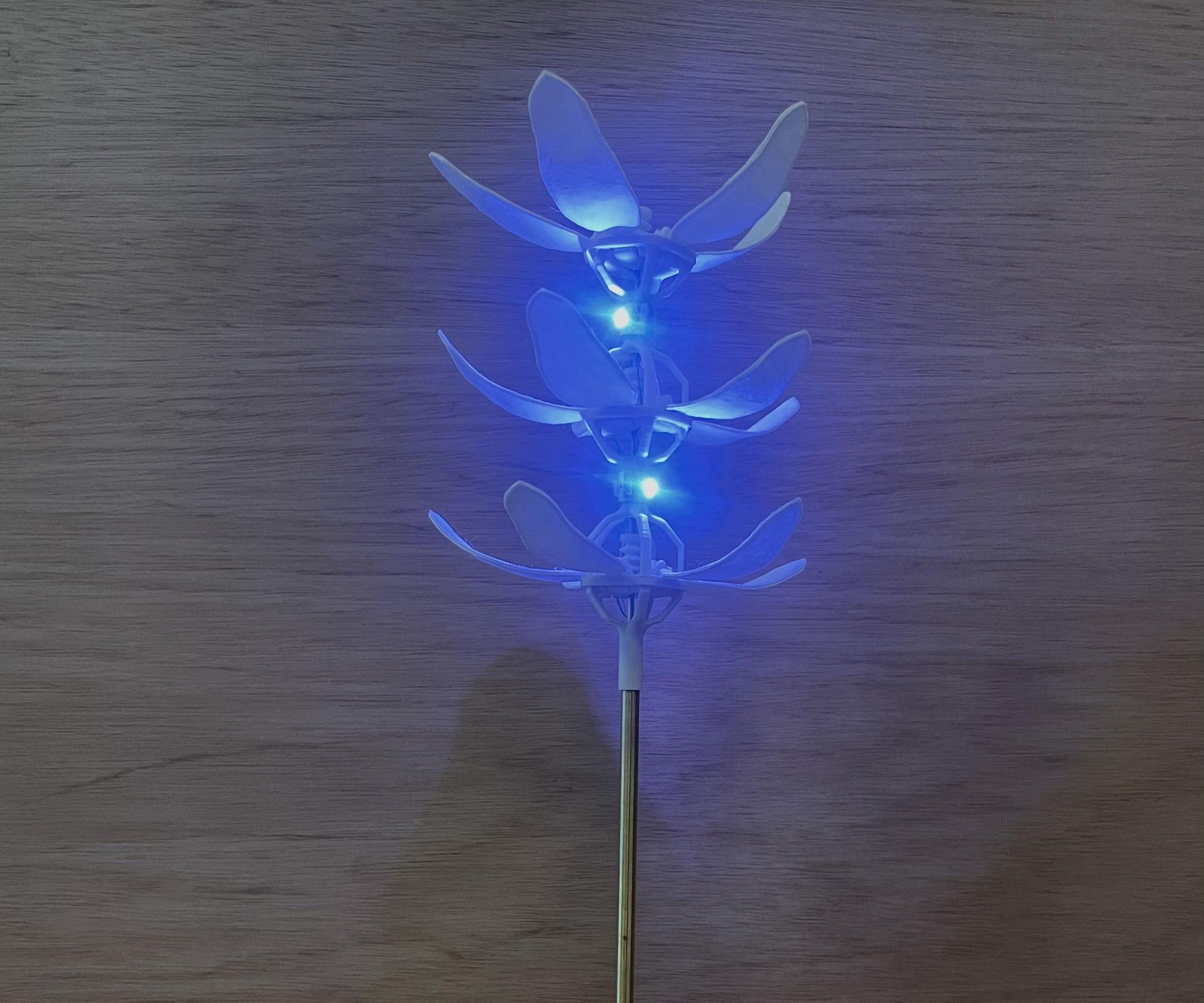 LumeBloom: a Lotus Flower-Shaped Lamp That Blooms for Mindful Lighting