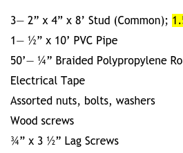 Step by Step Instructions (Trebuchet, A1)