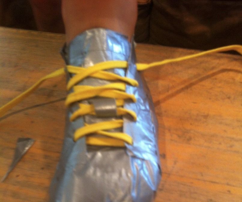 How to Make Ducktape Shoes